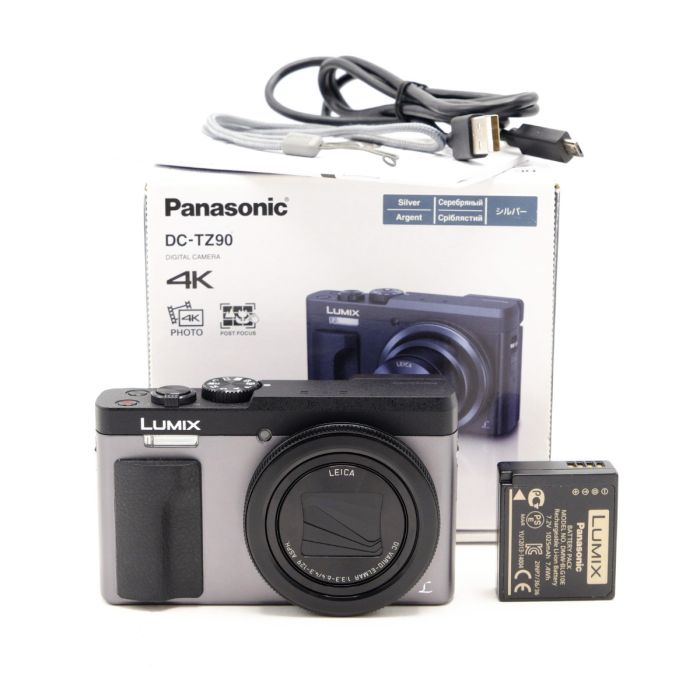 ReFoto Panasonic DC-TZ90 Compactcamera Zilver (Occ)