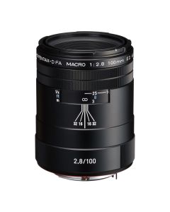 Pentax 100mm F2.8 Macro ED AW HD DFA K-Mount Objectief Zwart