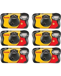 Kodak Fun Saver Wegwerpcamera met Flits 27 Opnamen (6 Stuks)