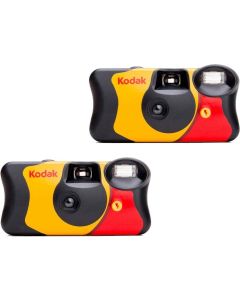 Kodak Fun Saver Wegwerpcamera met Flits 27 Opnamen (2 Stuks)