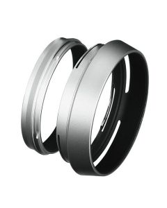 Fujifilm Zonnekap LH-X100 met Adapterring AR-X100 Zilver