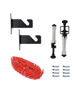 Caruba Ophangsysteem voor 1 Rol - Wand/Muur Montage