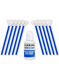 Caruba Full-frame Cleaning Swab Kit (10 swabs 24mm + cleaning fluid 30ml)