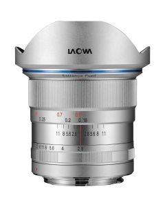 Laowa 12mm F2.8 Zero-D Objectief Nikon F-Mount (Silver)