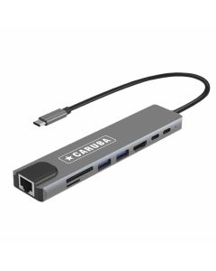 Caruba 8-in-1 USB-C Hub met Ethernet