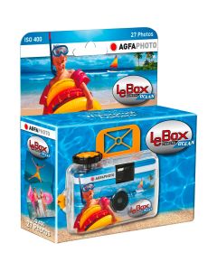 AgfaPhoto Kleur LeBox Ocean Wegwerpcamera Outdoor Waterdicht 27 Opnames