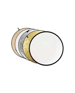 Caruba 5-in-1 Reflectiescherm Goud, Zilver, Sunyellow, Wit, Transparant 80cm 