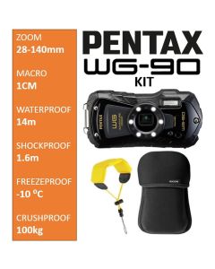 Pentax WG-90 Kit Compactcamera Zwart
