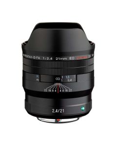 Pentax 21mm F2.4 ED HD D-FA Limited DC WR Zwart K-Mount