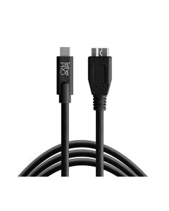 Tether Tools TetherPro USB-C naar USB 3.0 Micro-B 4.6m kabel Zwart