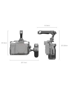 SmallRig 4539 HawkLock Quick Release Advanced Cage Kit for Sony Alpha 7R V / Alpha 7 IV / Alpha 7S III
