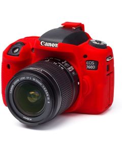 EasyCover Body Cover For Canon 760D Red