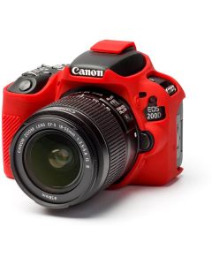 EasyCover Body Cover For Canon 200D/250D Red