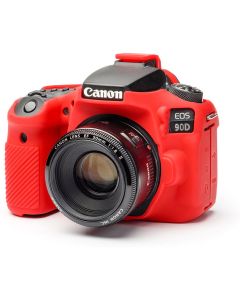 EasyCover Body Cover For Canon 90D Red