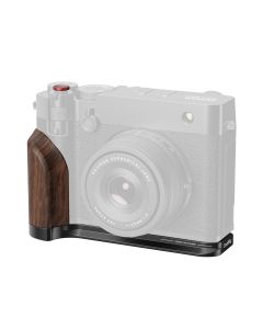 SmallRig 5266 L-Shape Mount Plate with Wooden Handle For Fujifilm GFX100RF Black