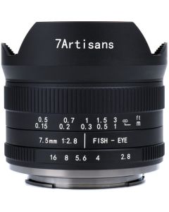 7Artisans 7.5mm F2.8 II Canon RF-Mount Objectief