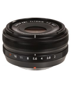 Fujifilm XF 18mm F2.0 R Zwart
