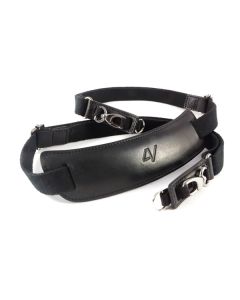 4V Design Neck Strap Lusso QR Large Top Tuscany Leather Black/Black