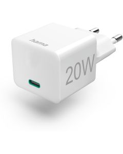 Hama Fast Charger USB-C PD/Qualcomm Mini-Charger 20W