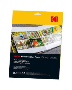 Kodak Photo Sticker Paper Glossy A4 120 Gram 10-Pak
