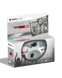 AgfaPhoto Zwart-Wit LeBox Flash Wegwerpcamera 36 Opnames