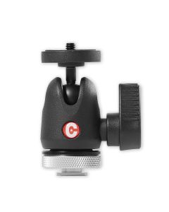 Caruba Centre Ball Head met Cold Shoe Mount