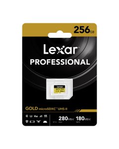 Lexar 256GB Micro SD Gold 280Mb/s UHS-II V60