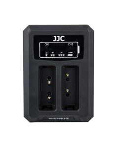 JJC USB Dual Charger voor Olympus BLS-1/BLS-5/BLS-50 (DCH-BLS5)