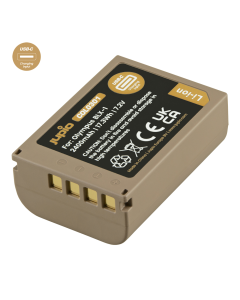 Jupio Accu Olympus BLX-1 Ultra C (COL0301) USB-C Input