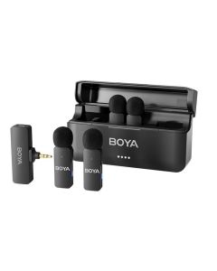 Boya BY-V4 Wireless 4-Channel Mini Microphone with 3.5mm TRS