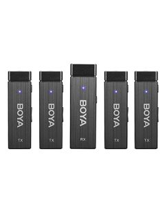 Boya BY-W4 Draadloze Microfoon Set voor Smartphone