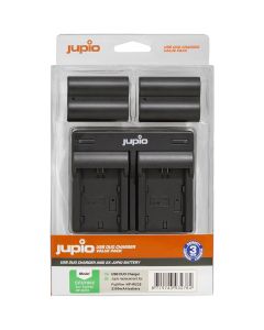 Jupio Kit 2x Accu NP-W235 - 2300mAh + USB Dual Charger