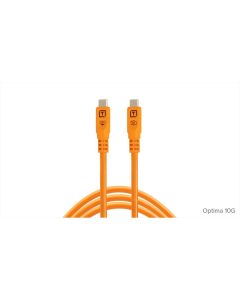 Tether Tools TetherPro Optima 10G USB-C to USB-C 3m Straight To Straight Orange