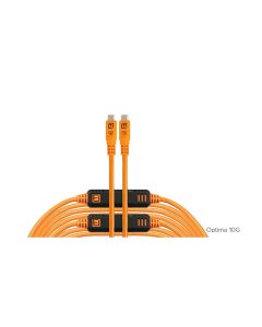 Tether Tools TetherPro Optima 10G USB-C to USB-C 9.4m Straight To Straight Orange