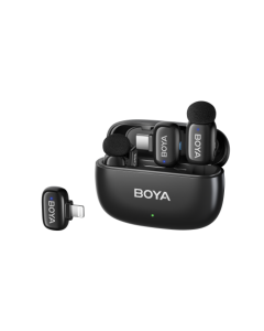 Boya Mini-12 2.4 GHz Ultra Mini Wireless Microphone Black (2TX+2RX)