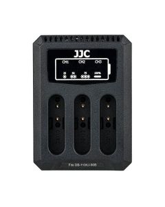 JJC USB Dual Charger voor Ricoh DB-110 / Olympus Li-90B (DCH-DB110)