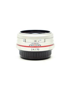 Pentax 70mm F2.4 HD DA Zilver K-Mount Objectief (Occ)