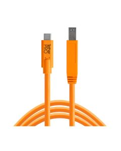 Tether Tools TetherPro USB-C naar USB 3.0 Male B 4.6m kabel Oranje