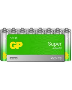 GP AA Batterij Alkaline Super 1.5V - 16 Stuks