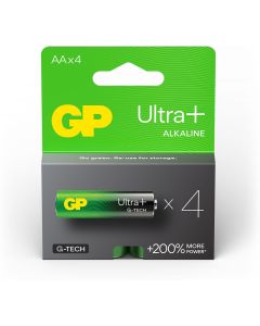 GP AA Batterij Alkaline Ultra Plus 1.5V - 4 Stuks