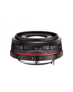 Pentax 21mm F3.2 HD DA AL Zwart K-Mount