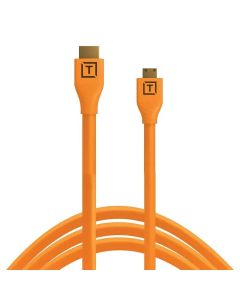 Tether Tools TetherPro HDMI Micro naar HDMI 2.0 4.6m Oranje
