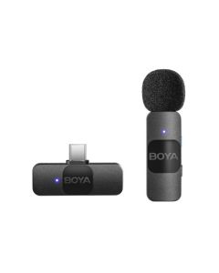 BY-V10 V2.0 Wireless microphone for USB-C (1 x transmitter & 1 x receiver)