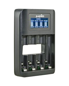 Jupio USB 4-Slots Battery Fast Charger LCD (JBC0120)