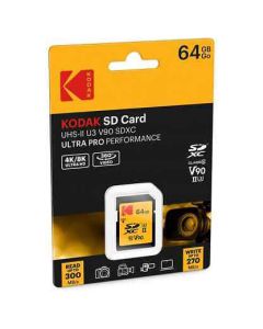Kodak 64GB SD UHS-II U3 V90 300Mb/s Ultra Pro Geheugenkaart