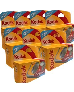 Kodak Fun Saver Wegwerpcamera met Flits 27+12 Opnamen (10 Stuks)