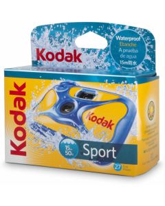 Kodak Kleur Sport Wegwerpcamera Waterdicht 27 Opnames