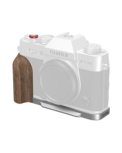 SmallRig 5667 L-Shaped Mount Plate with Wooden Handle for Fujifilm X-T30 / X-T30 II / X-T30 III Silver