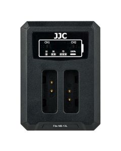 JJC USB Dual Charger voor Canon NB-13L (DCH-NB13L)