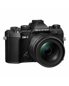 Om System OM-5 Camera Zwart + 12-45mm